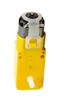Motor with wheel